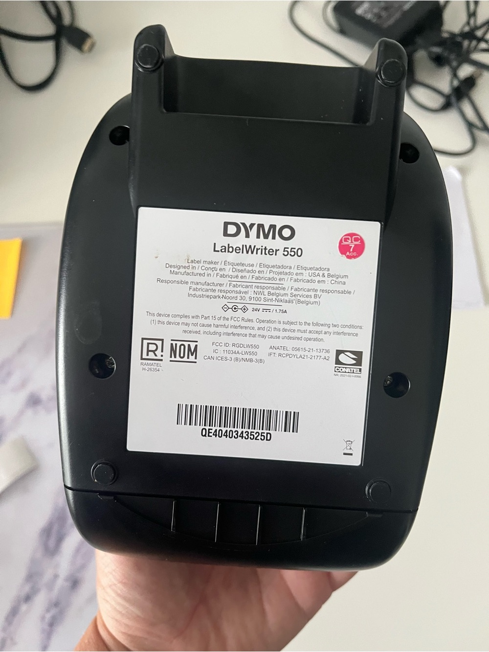 Dymo LabelWriter 550 Thermal Printer - Black - Picture 5 of 6